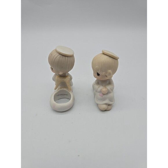 Vintage Precious Moments Candle Climbers "But Love Goes On Forever" - Picture 2 of 11